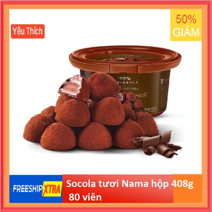 Socola tươi Nama siêu hot 408g 80 viên