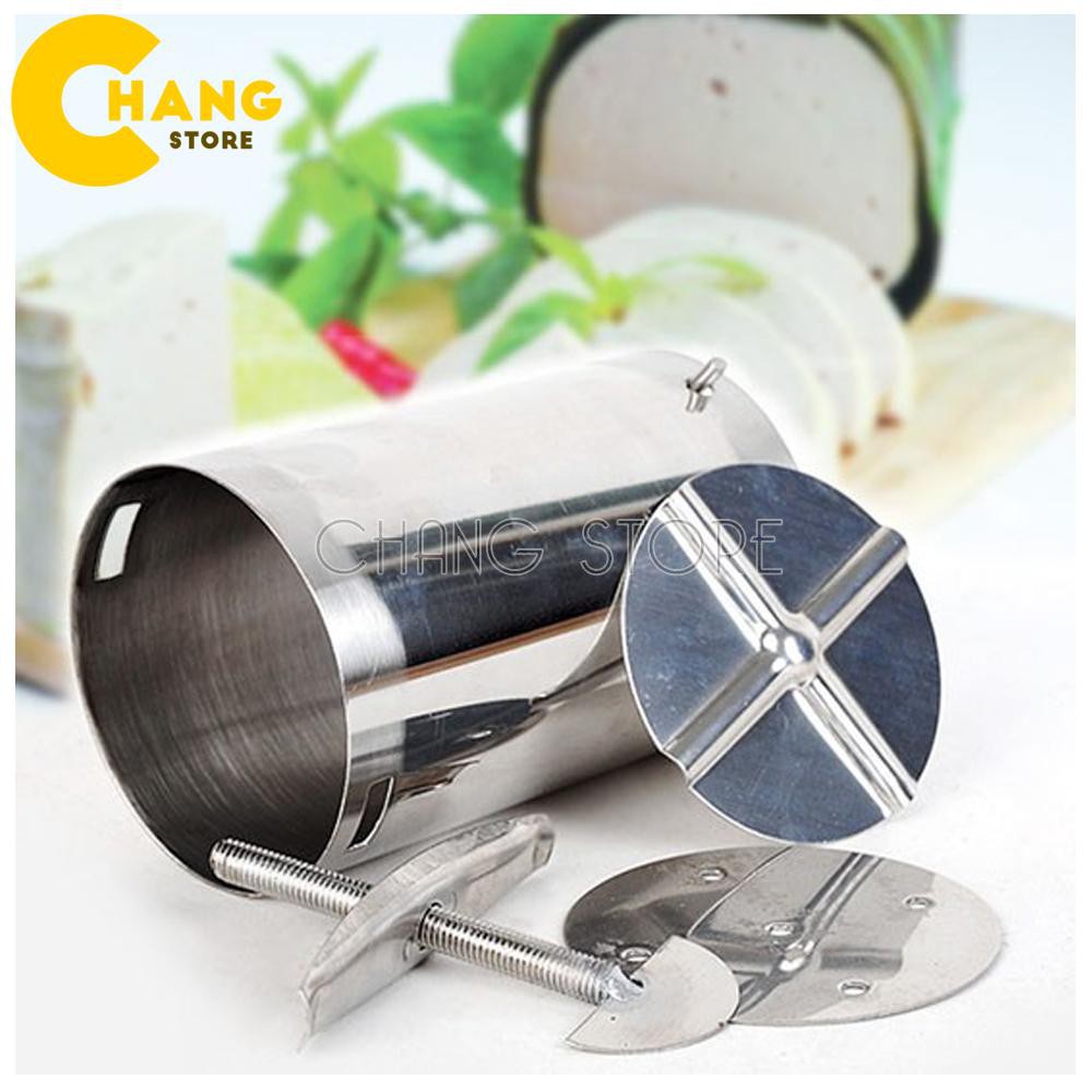 Khuôn Làm Giò Chả Inox 1kg, Khuôn Làm Giò Inox