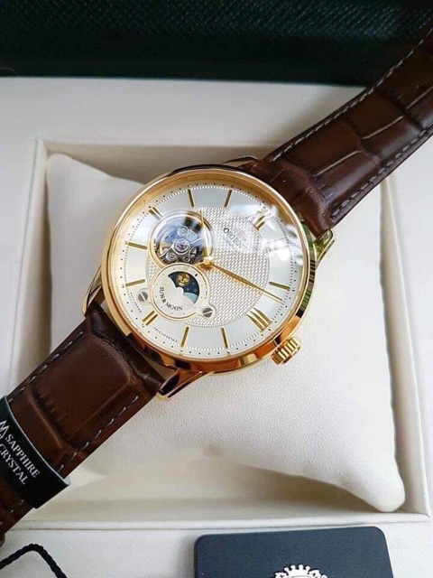 Đồng hồ nam cơ Orient Sun Moon Gen 4 RA-AS0004S10B