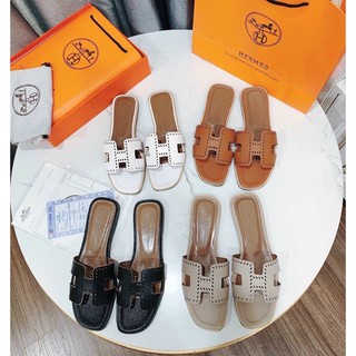 Dép HM lỗ - dép lê nữ ảnh thật shop chụp