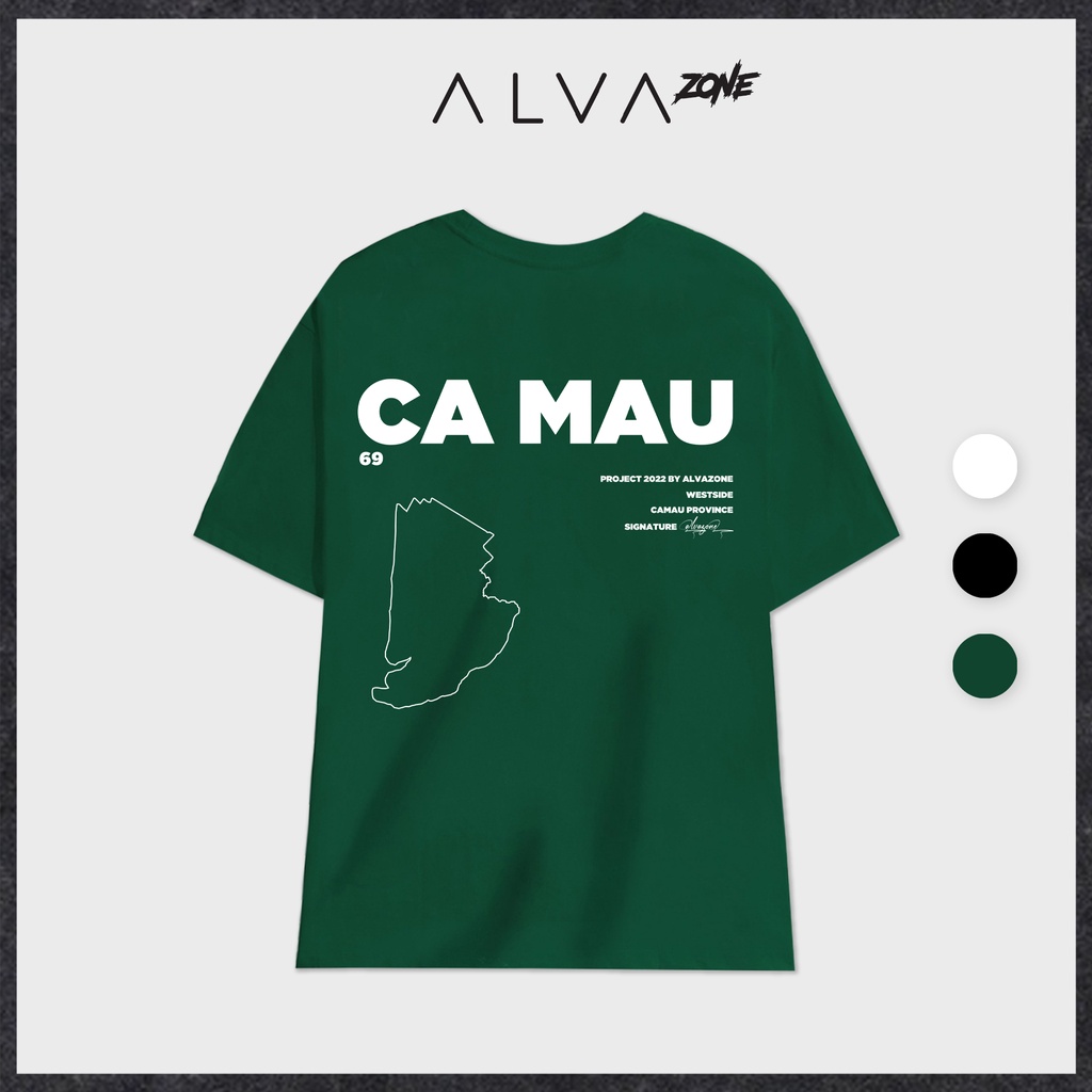 Áo Thun Cà Mau LocalBrand Phông Cổ Tròn Tay Lỡ Unisex Nam Nữ Thế Hệ Genz