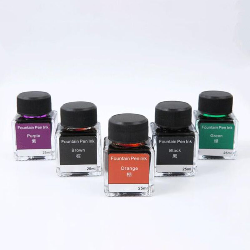 Chai mực bút máy viết thư pháp nhiều màu