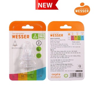 Núm ty Wesser cổ hẹp size S, M, L, +