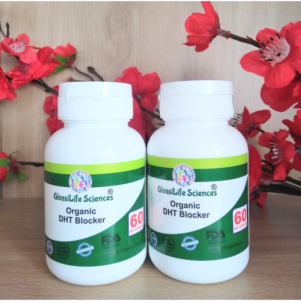 Combo - Viên Uống DHT Blocker Organic - Giảm Nhờn Da Đầu - Mọc Tóc Ngăn Rụng Tóc