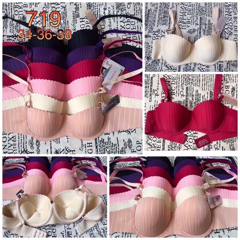 Áo Lót Su Quả Ngang Có Gọng bàn Tay Nâng Ngực Đẹp cup A [Ảnh thật [Chính hãng