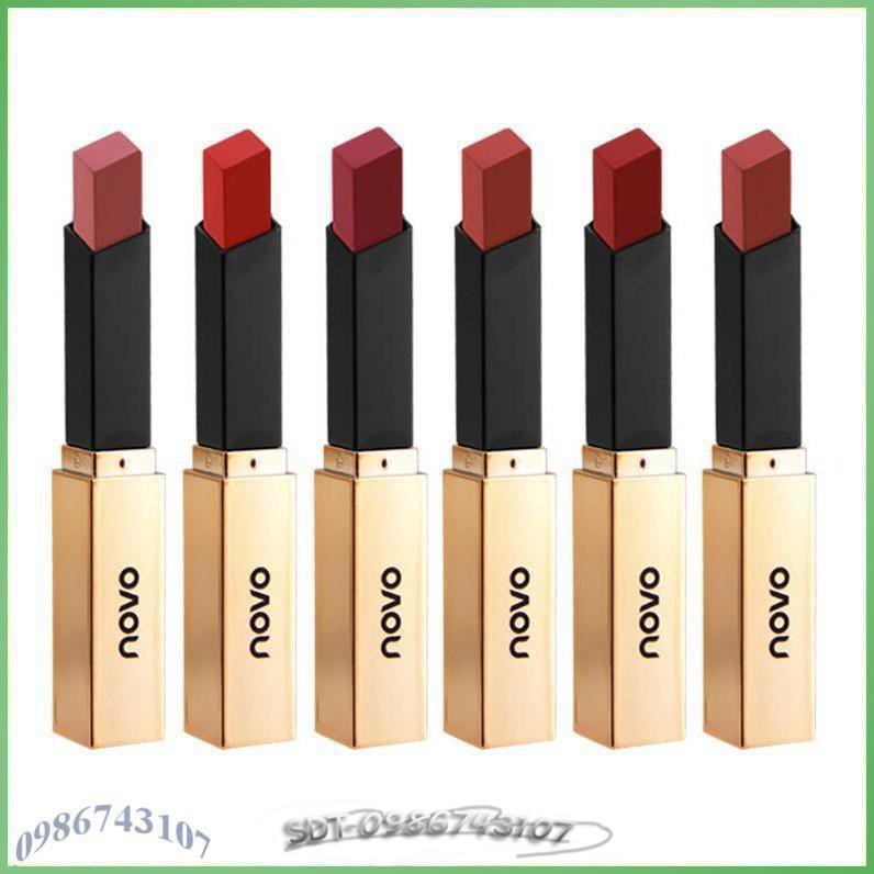 Son sáp NOVO vỏ Vàng Small Gold Bars Strip Lipstick SV