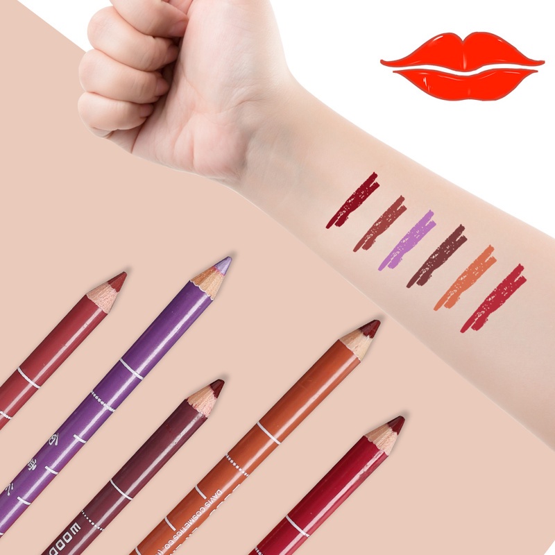 1 Chì Kẻ Viền Môi Chuyên Nghiệp Màu Sắc Ngẫu Nhiên