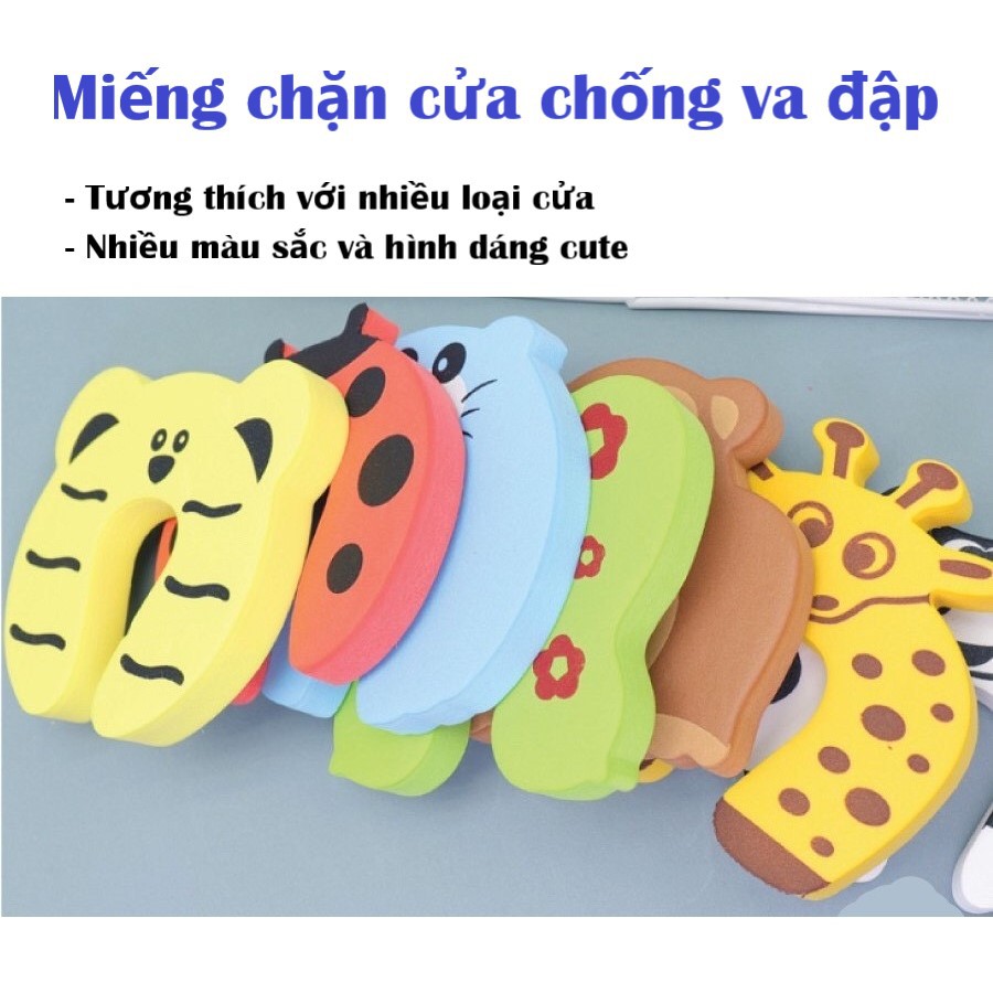 Miếng chặn cửa xốp chống va đập an toàn cho bé