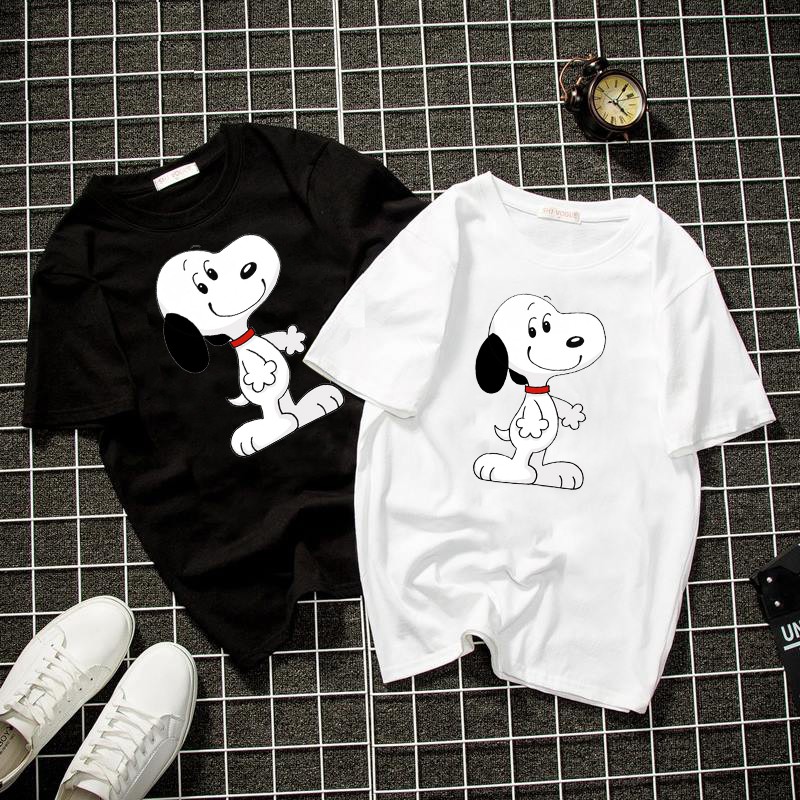 Áo thun nam nữ unisex chibi chú chó dễ thương form rộng vải dày mịn 310320214