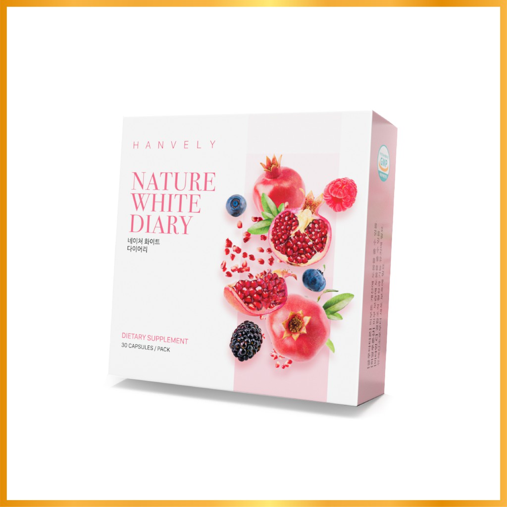 Viên Uống Hỗ Trợ Trắng Da Cải Thiện Nám Hanvely Nature White Diary - 30 Viên | BigBuy360 - bigbuy360.vn