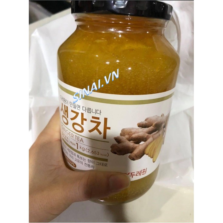 [DATE 2 năm] Trà Mật Ong Gừng Dooraewon (1kg) chính hãng.