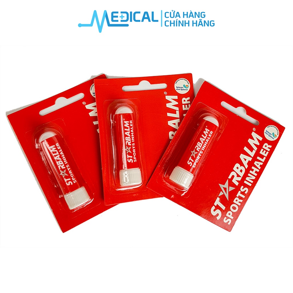 Chai hít thông mũi STARBALM Sports khi chơi thể thao - MEDICAL