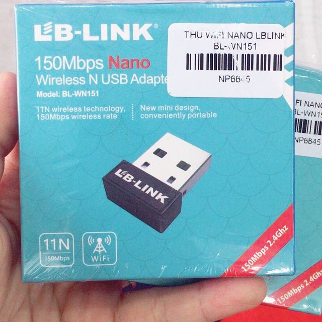 Usb thu wifi LB-LINK BL-WN151 Nano (Đen) | WebRaoVat - webraovat.net.vn