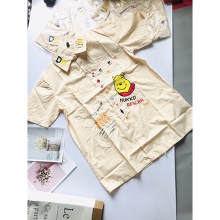[ kèm Ảnh Thật ] Áo Sơ Mi Gấu Chữ