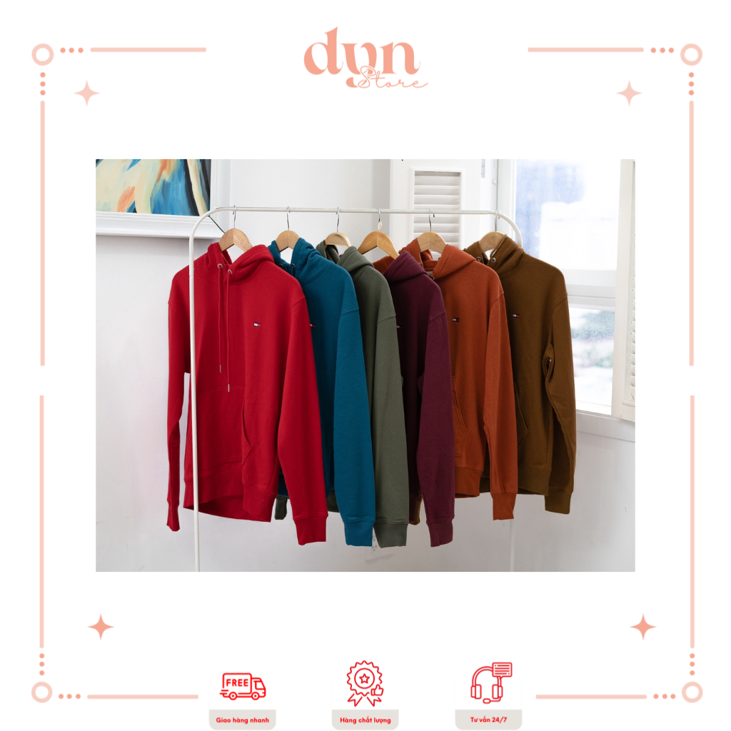 Áo nỉ Hoodie Tommy Hilfiger mới thời trang 2022