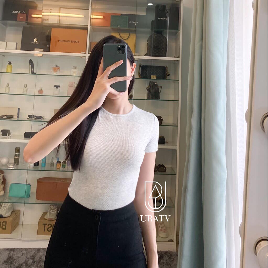 [ẢNH THẬT-CÓ SẴN] Áo thun gân tay ngắn ZR 145