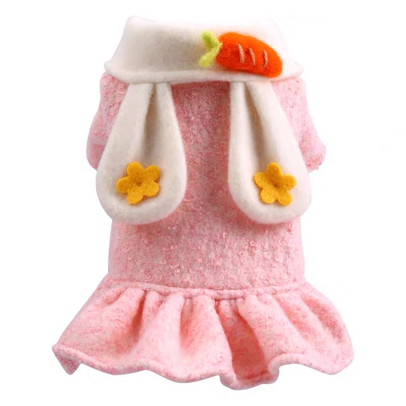 Áo Thu Đông Dày Dặn Ấm Áp Dễ Thương Cho Thú Cưng