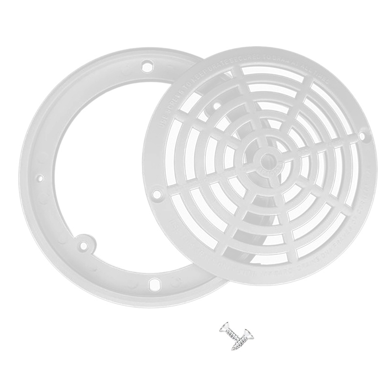 Vỏ Bọc Cống Thoát Nước Bể bơi 8 Inch Kèm Ốc Vít