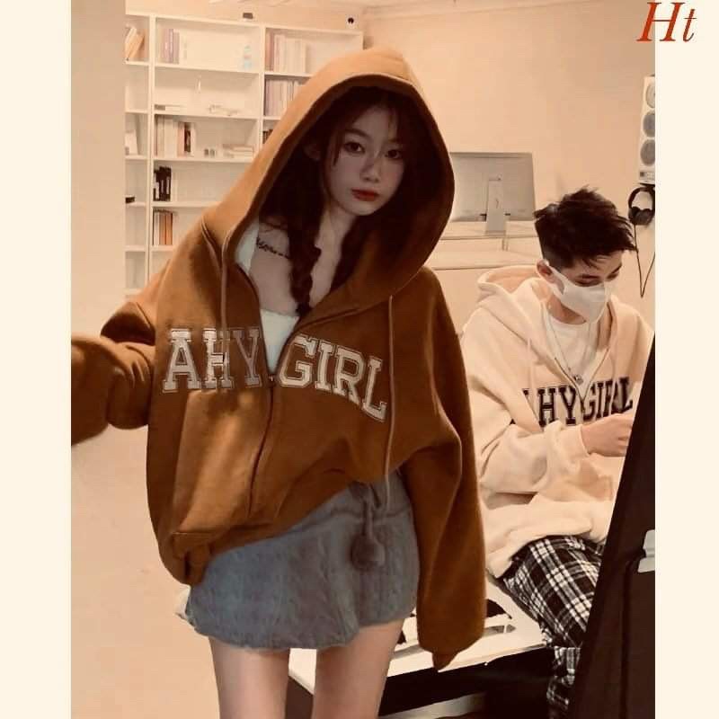 Áo khoác nỉ cotton AHY H2A754