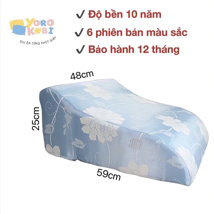 GỐI KÊ CHÂN CHỐNG GIÃN TĨNH MẠCH YOROKOBI 28CM&25CM GIẢM PHÙ NỀ CHÂN, TÊ BÌ, VỌP BẺ