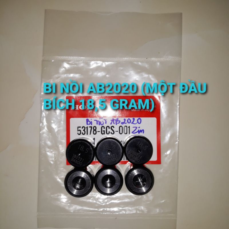 BI NỒI AB2020 ZIN   18,5 GRAM   xe VARIO, CLICK   THÁI chạy êm cực bốc