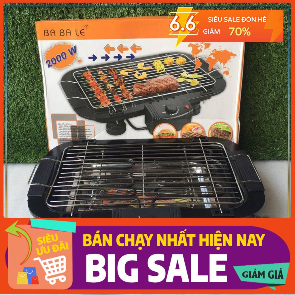 [ Sale ] BẾP NƯỚNG ĐIỆN KHÔNG KHÓI ELECTRIC BARBECUE GRILL MẪU MỚI NHẤT NĂM NAY