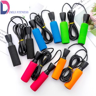 Dây nhảy tập thể lực dây bằng nhựa dài 2,9m Có thể điều chỉnh độ dài