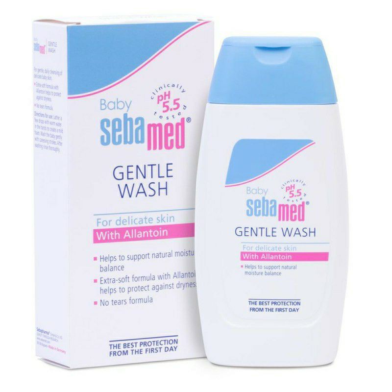 Sữa tắm gội dịu nhẹ cho trẻ sơ sinh và trẻ nhỏ Sebamed pH5.5 200ml