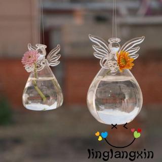 ♨♨-Glass Angel Shape Bình hoa treo bình trang trí văn phòng tại nhà
