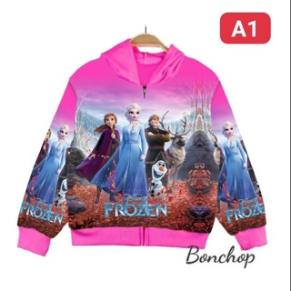 [SALE SIZE NHÍ 10-15kg]Áo khoác Elsa - Pony in 3D
