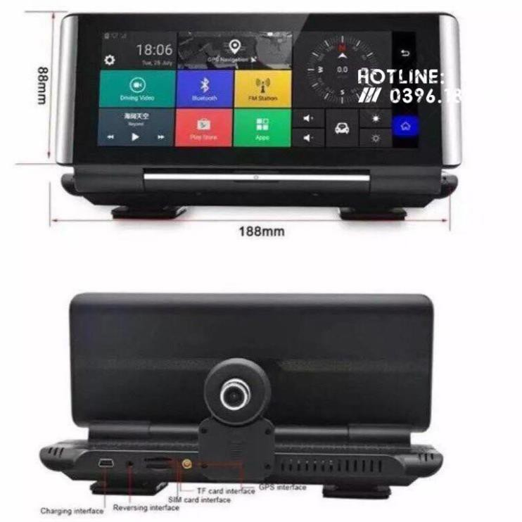 [Giảm giá]  [RẺ NHẤT SHOPEE] Camera hành trình thông minh Android/4G/GPS/Wifi/Adas Vietmap bản quyền | BigBuy360 - bigbuy360.vn