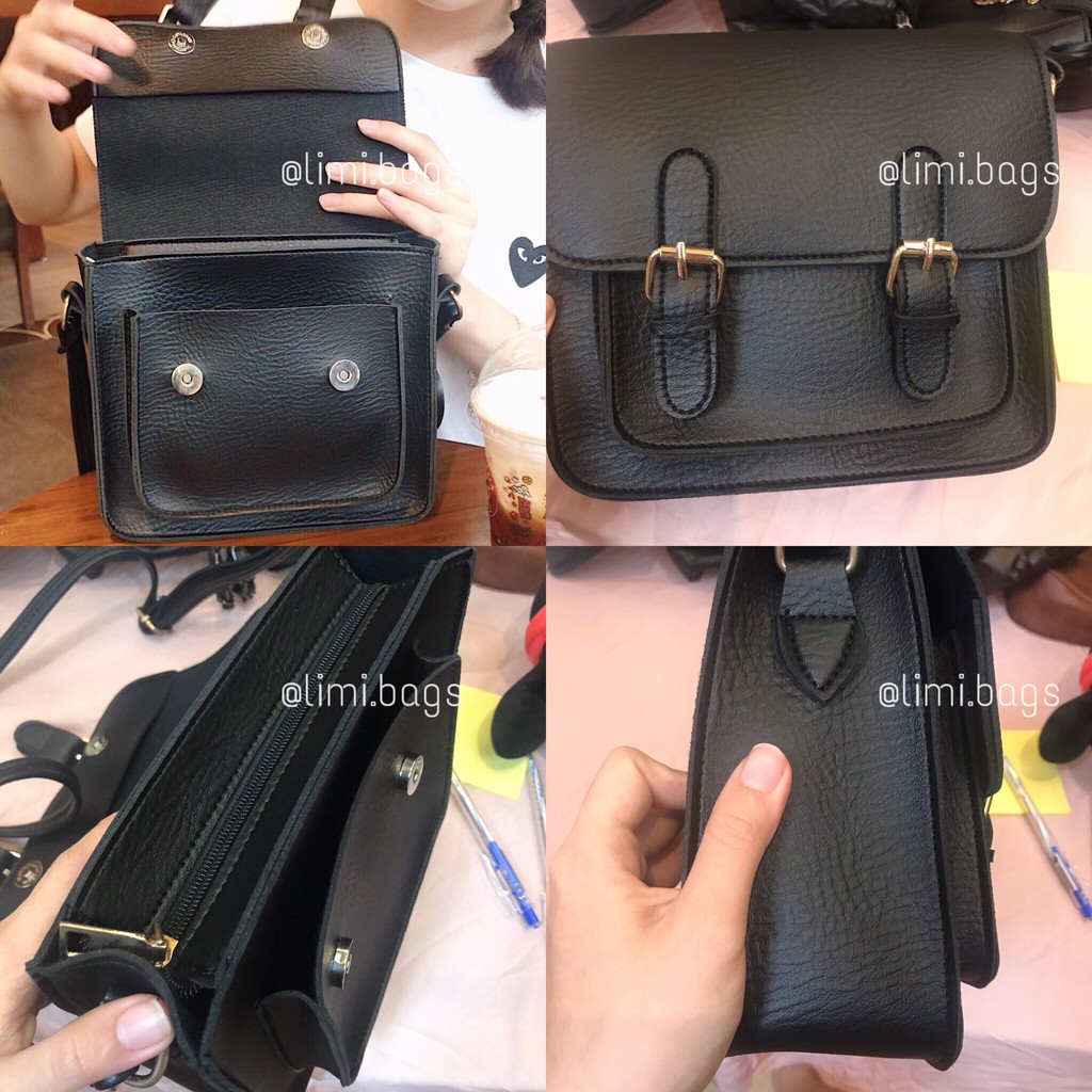 Túi Đeo Chéo Nữ Vintage Da (BEST SELLER) Stu Bags - Ulzzang Limi bags | BigBuy360 - bigbuy360.vn