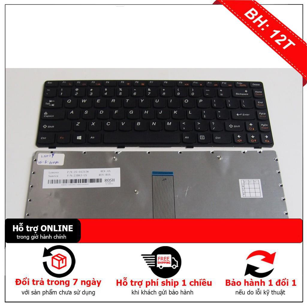 [BH12TH] Bàn Phím Laptop Lenovo G480 B490 B480 G485 B485 Z380 Z385 Z480 Z485 G480A G480AH