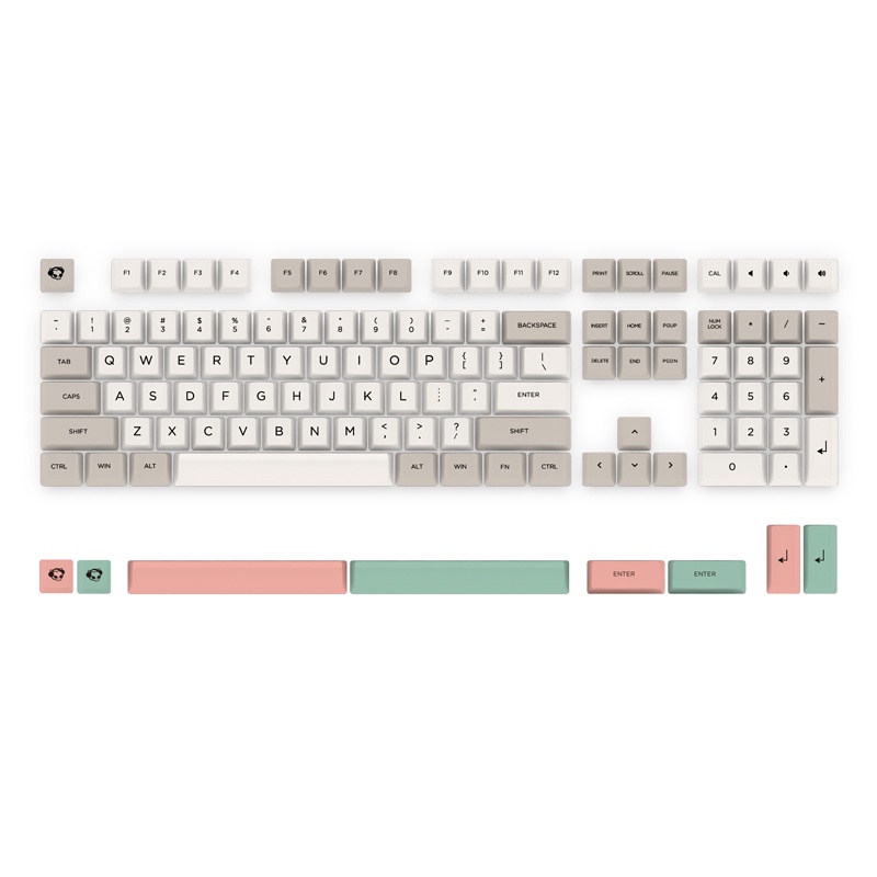 Nút bàn phím Keycaps AKKO 9009 OEM profile 116 keycap cho bàn phím cơ
