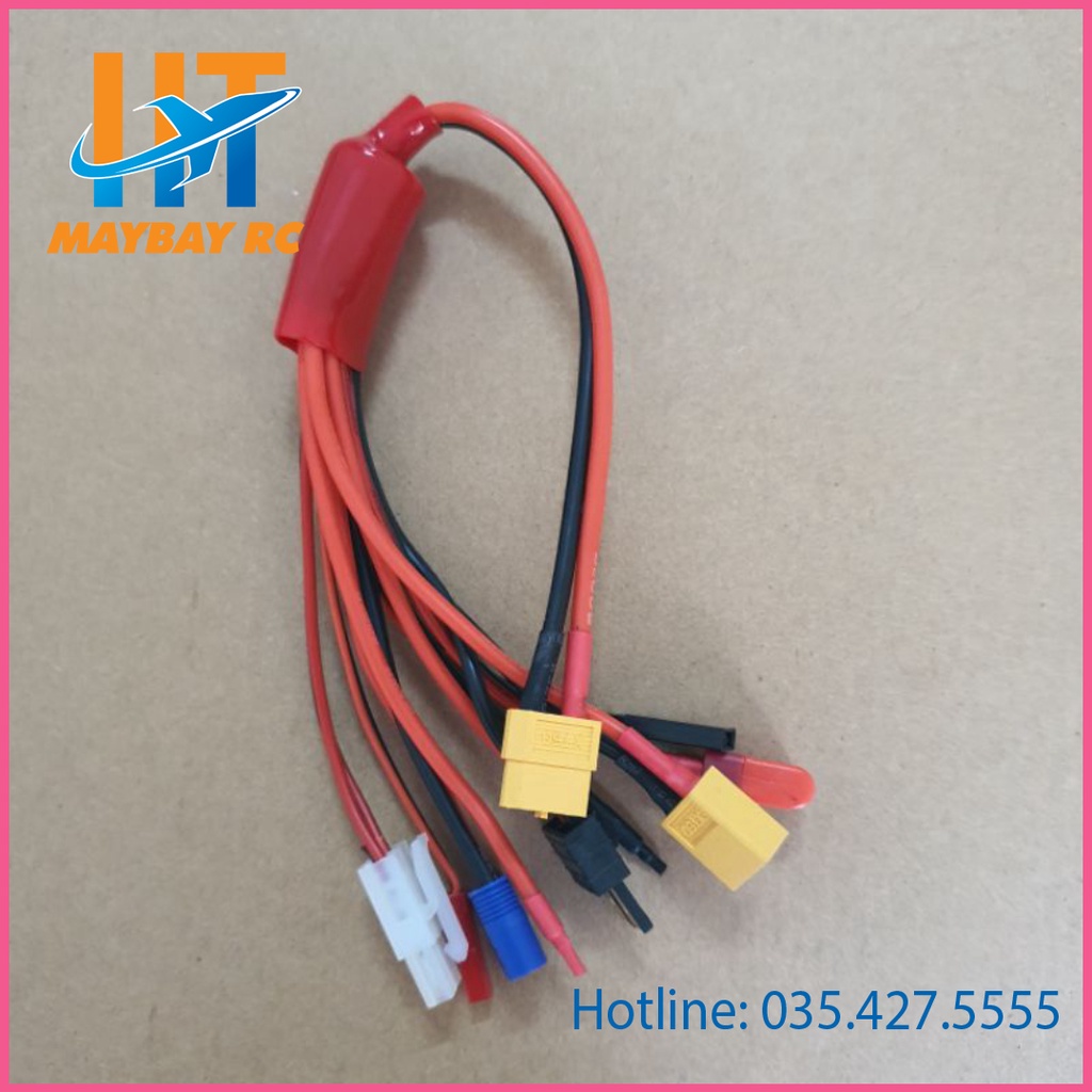 Bộ Jack đa năng 8in1 cho bộ sạc pin các loại