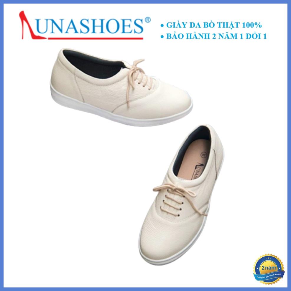 Giày Slip on nữ - Giày lười da nữ Lunashoes (701) tăng chiều cao - Chất liệu da bò sẵn hàng HL