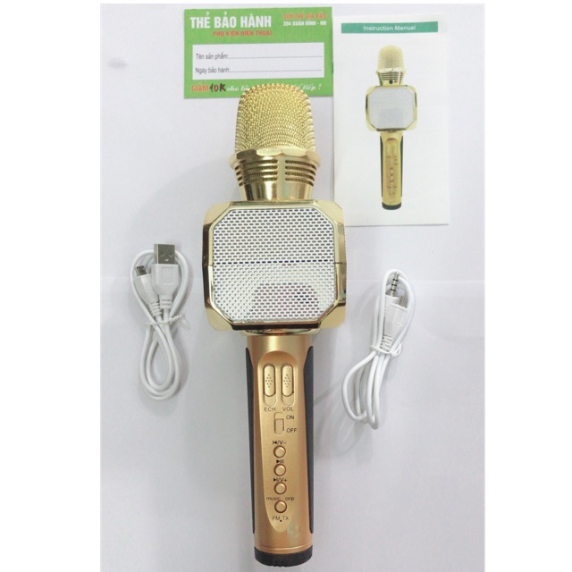 Mic karaoke kèm loa bluetooth Magic SD-10. Hàng chính hãng loại 1