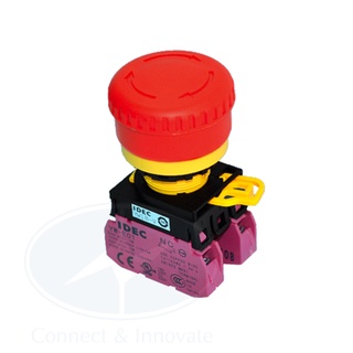 Nút dừng khẩn Idec YW1B phi 22mm