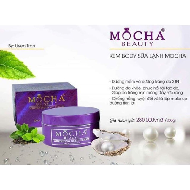 Kem Body Sữa Lạnh MoCha - Cam Kết Chính Hãng