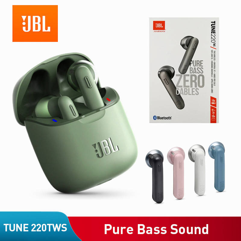 Tai Nghe Bluetooth Jbl Tune 220tws Kèm Hộp Sạc / Phụ Kiện