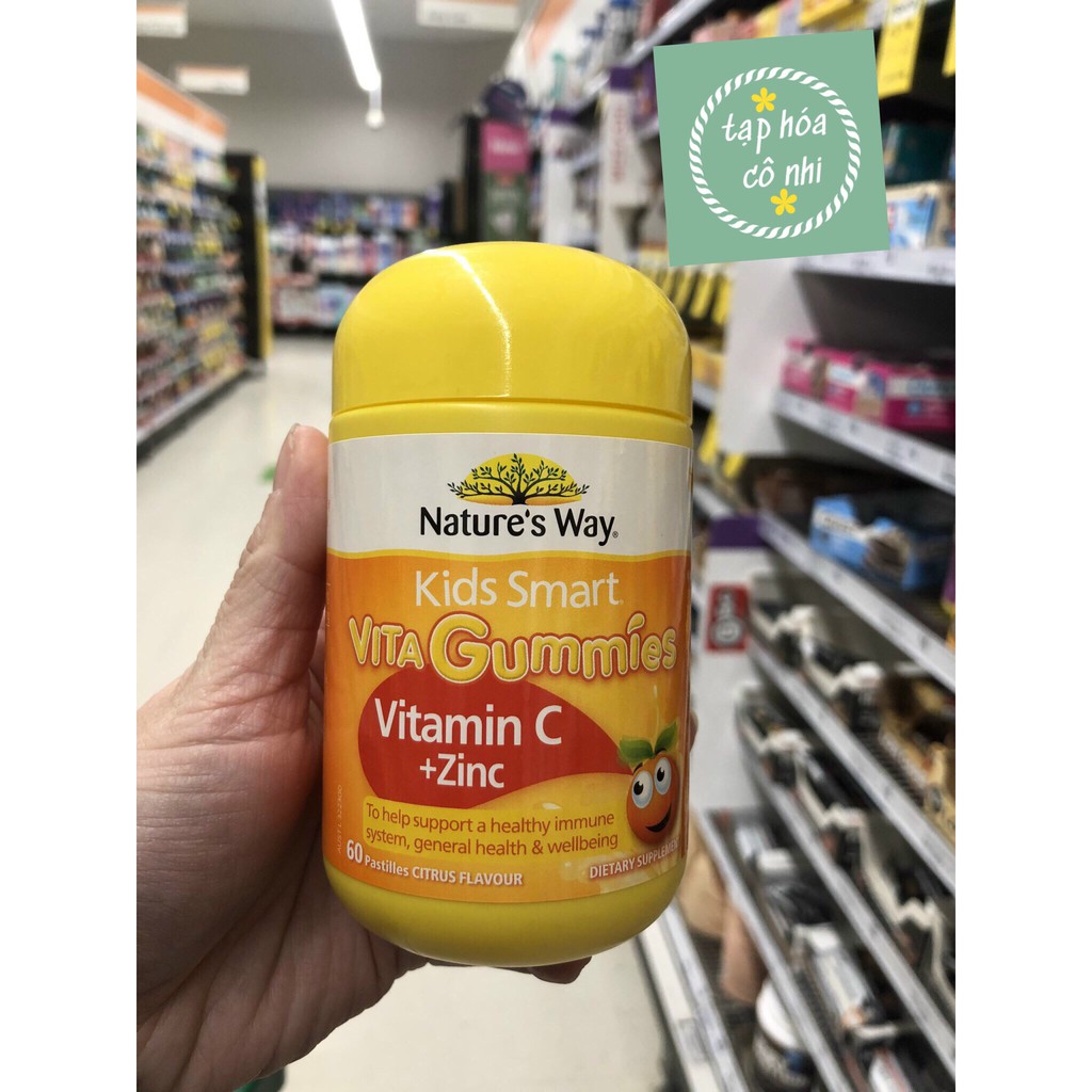 Vita Gummies Nature's Way  Kẹo Gum Bổ sung Vitamin Cho Bé