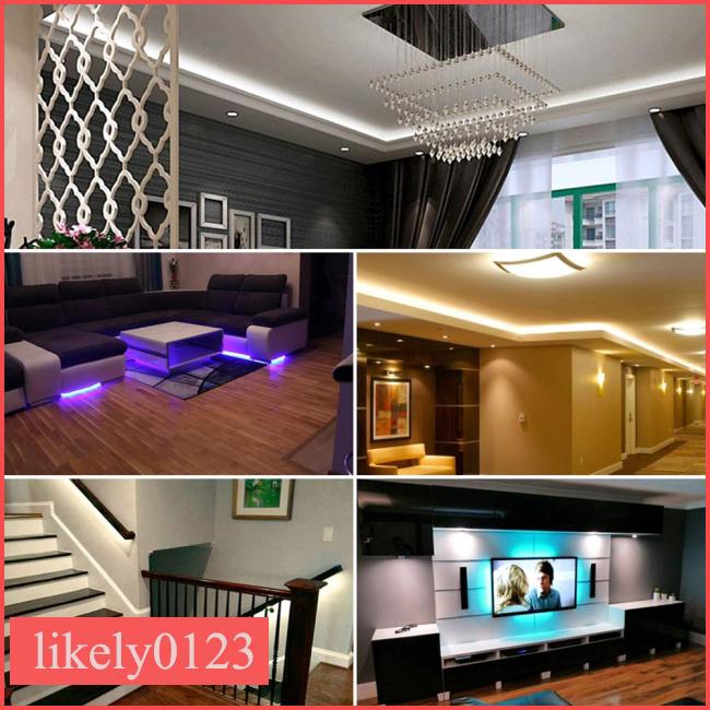 KE【COD】10M RGB LED Waterproof Strip Lights+44Keys Remote Control+Adapter