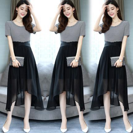 Đầm xòe phối lưới thời trang nữ
