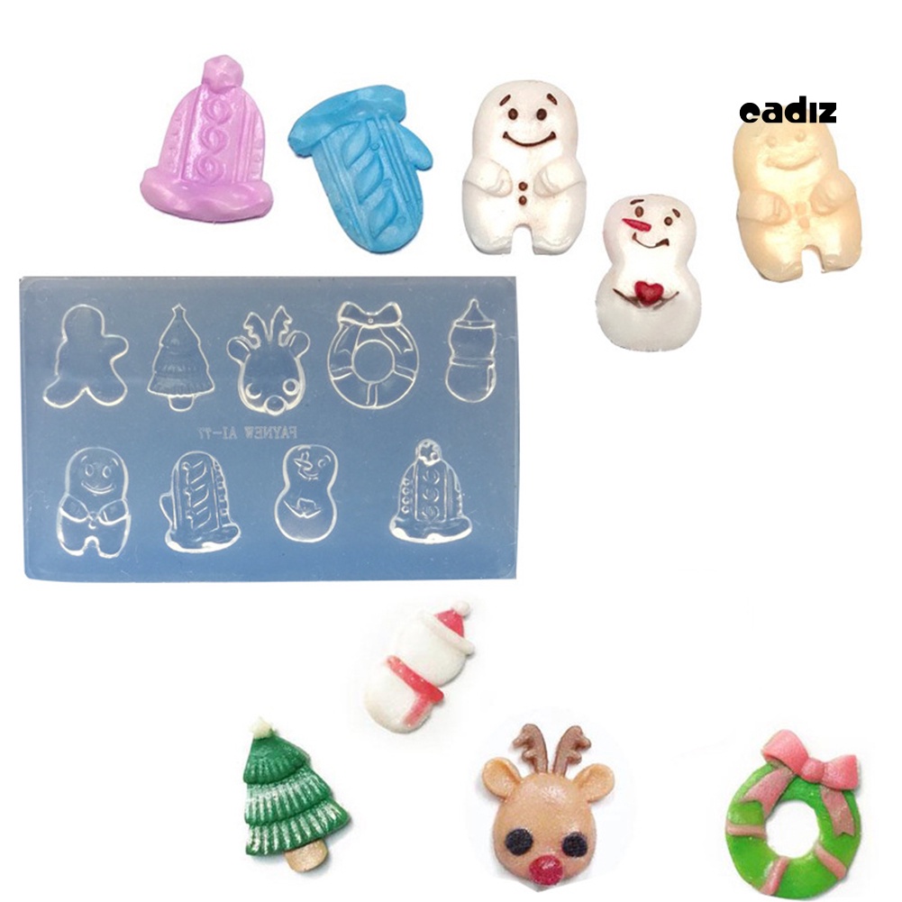 Khuôn Silicone Tạo Hình Làm Móng Hình Mèo