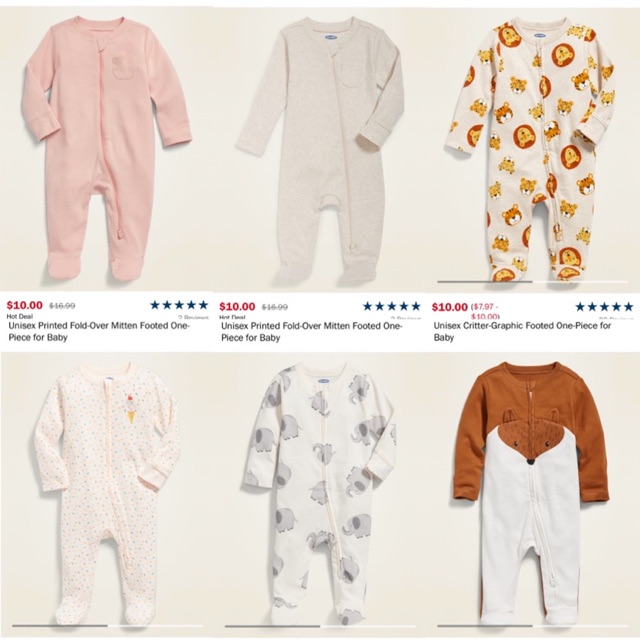 Set sleepsuits xuất dư xịn fullsize 0-24M