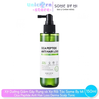 Xịt Dưỡng Giảm Gãy Rụng và Xơ Rối Tóc Some By Mi Cica Peptide Anti Hair Loss Derma Scalp Tonic 150ml