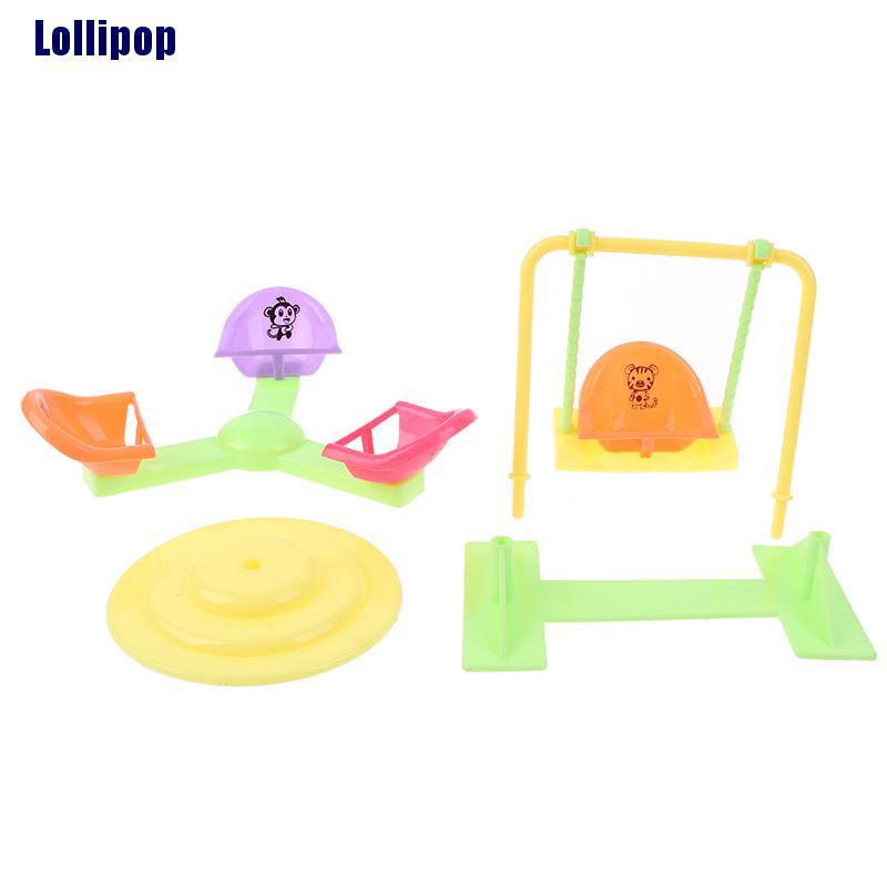 Mô hình xích đu trang trí nhà búp bê cho bé gái