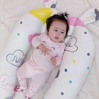 Gối chặn cho bé chất liệu cotton