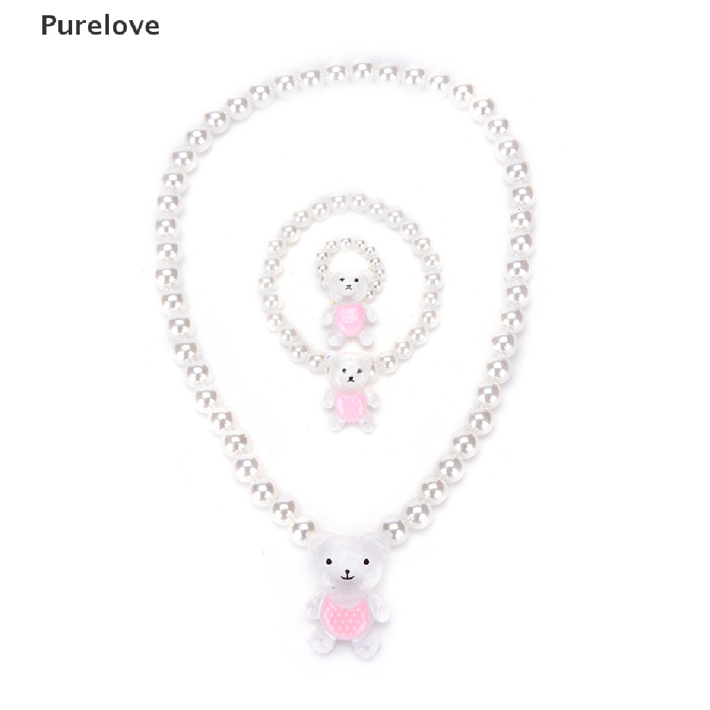 Bộ Vòng Tay + Vòng Tay + Nhẫn Ngọc Trai Phong Cách Công Chúa