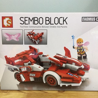 Bộ đồ chơi lắp ráp xe đua tốc độ Sembo